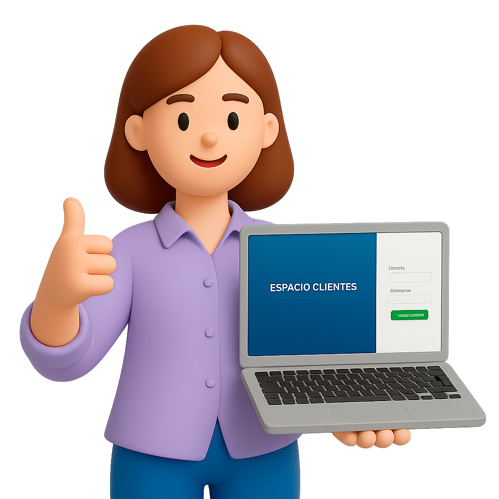 Autogestión en Espacio Clientes